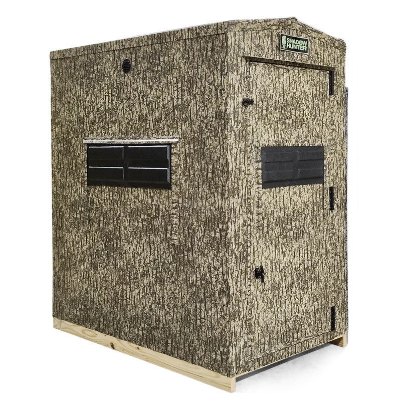 Shadow Hunter 4x5 Combo Hunting Blind with Heavy-Duty Steel Stand & Stairs – $3,290