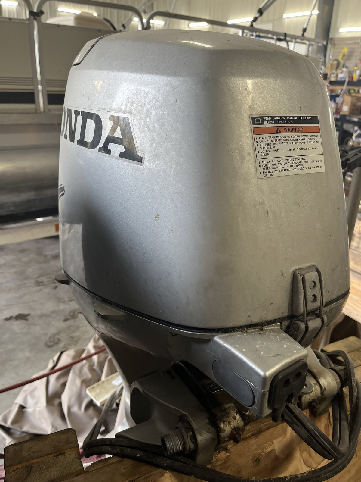 2003 Honda 40 HP 4-Stroke Outboard Motor (Remote Steer), $3,500