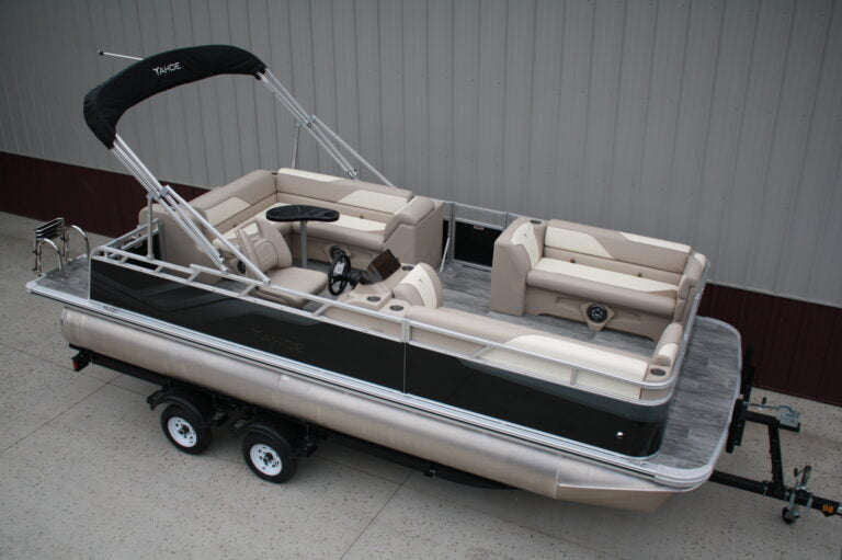 21 ft. Tahoe Sport CRB Tritoon, Mercury 150 HP 4-Stroke, Dual-Axle Trailer, $48,900