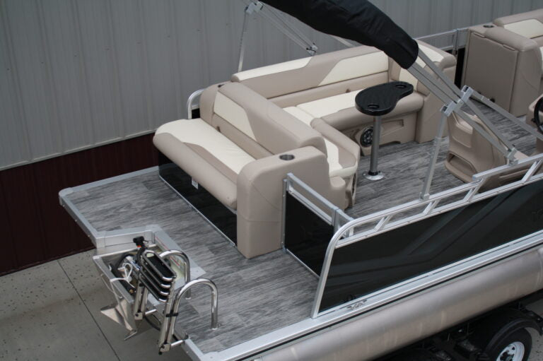 21 ft. Tahoe Sport CRB Tritoon, Mercury 150 HP 4-Stroke, Dual-Axle Trailer, $48,900