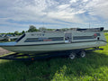1992 Tracker 24' Deck Boat with 2005 Mercury 150 EFI – One Owner – Includes Bunk Trailer