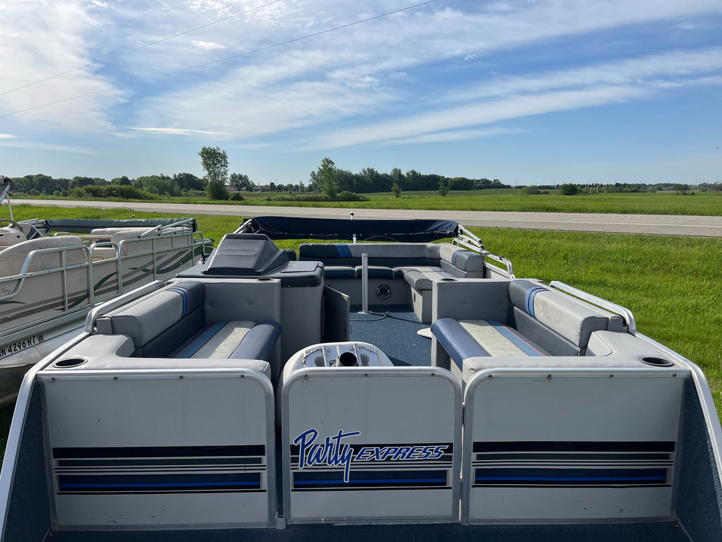 1992 Tracker 24' Deck Boat with 2005 Mercury 150 EFI – One Owner – Includes Bunk Trailer