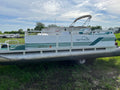 1996 Northwoods 21' Fish Pontoon with 1998 Mercury 40HP – Scissor Trailer