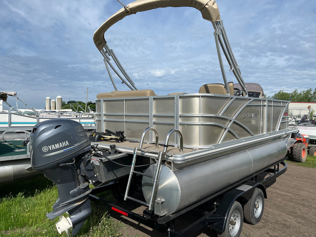 2025 Sylvan 19' Front Fish Pontoon with Yamaha 50HP – Dual Axle Bunk Trailer