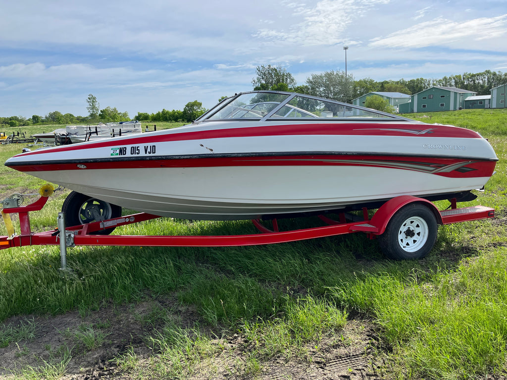 2008 Crownline 18' Runabout with 4.3L I/O – One Owner – Includes Bunk Trailer