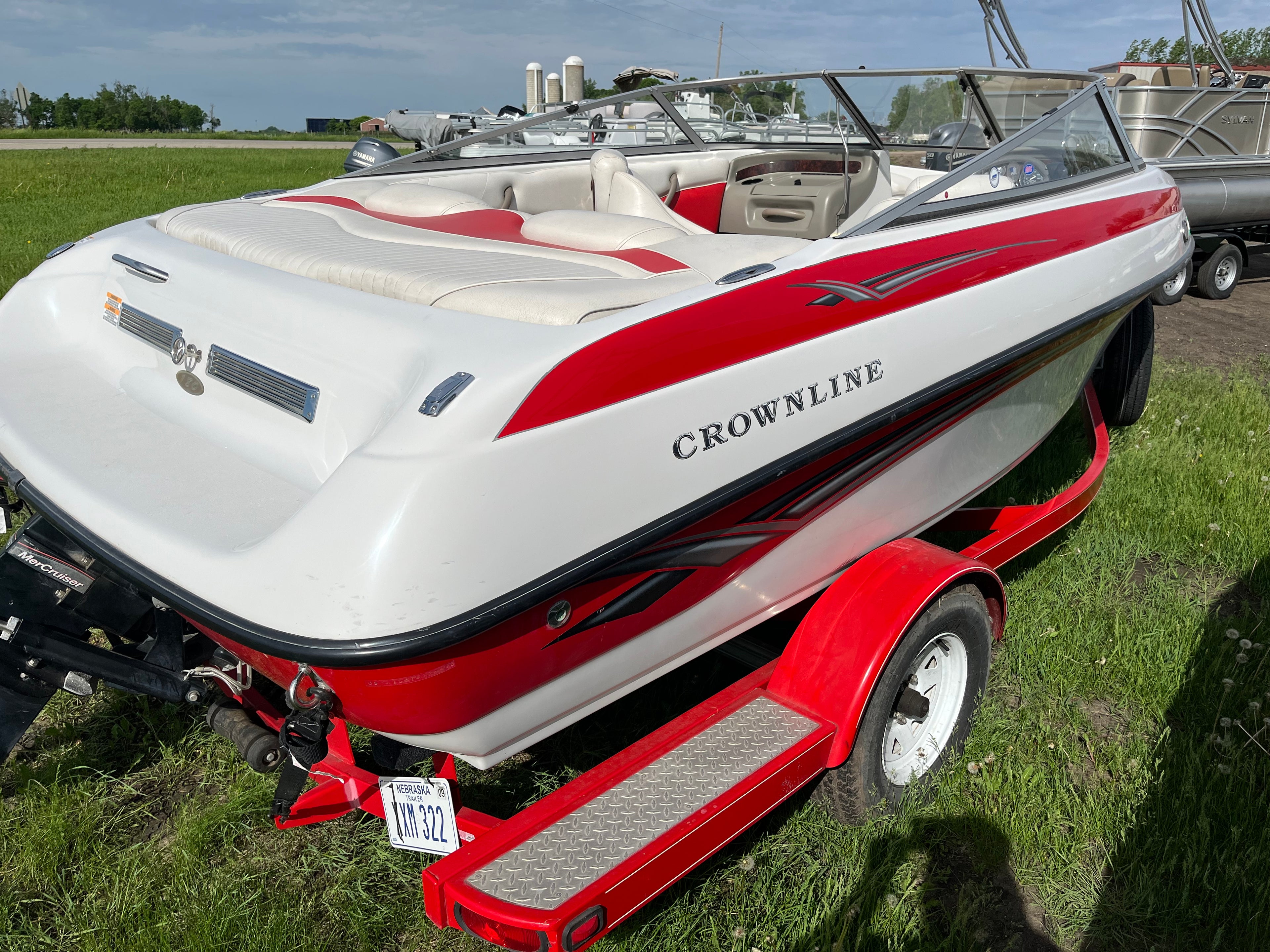 2008 Crownline 18' Runabout with 4.3L I/O – One Owner – Includes Bunk Trailer