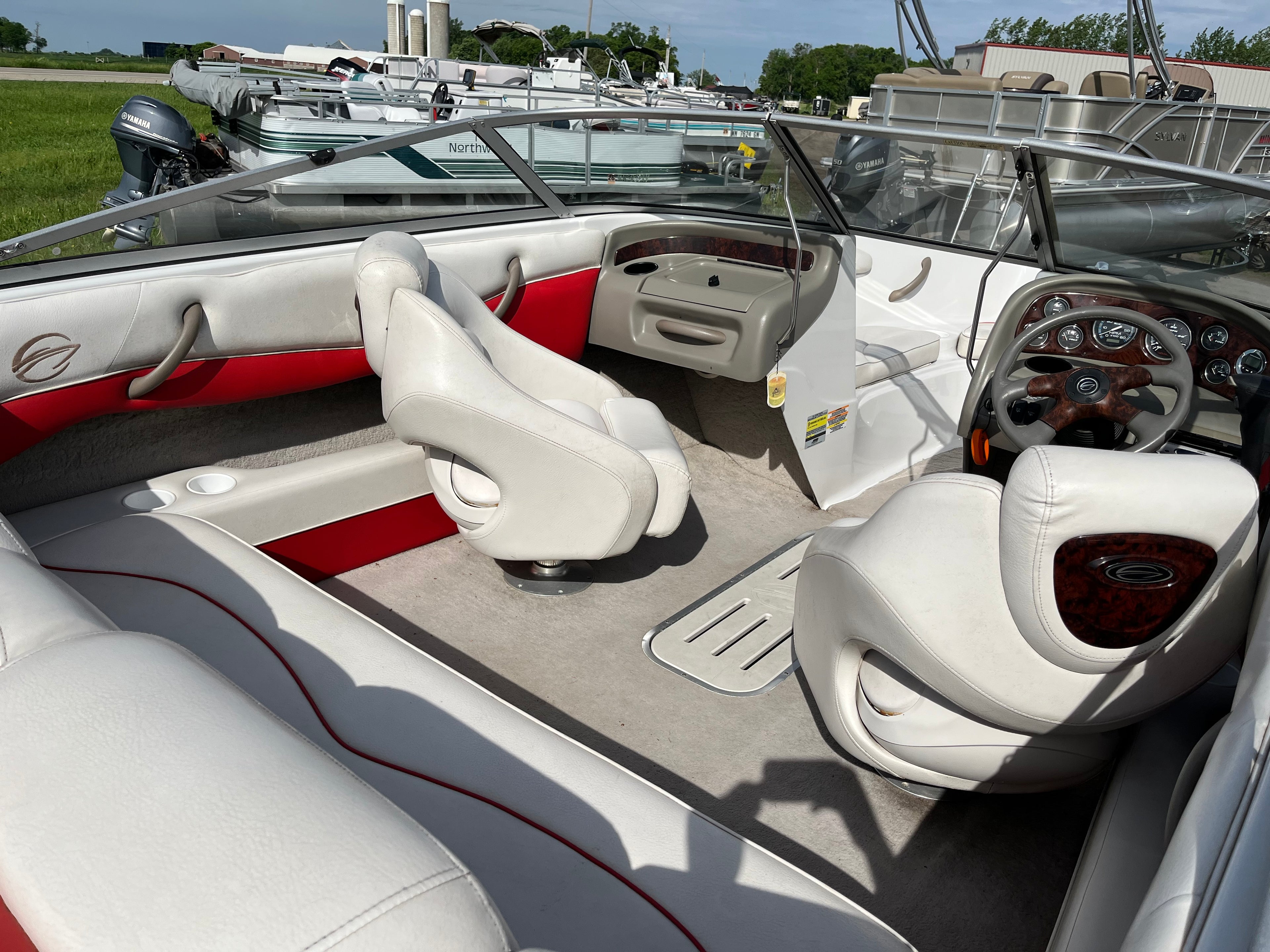 2008 Crownline 18' Runabout with 4.3L I/O – One Owner – Includes Bunk Trailer