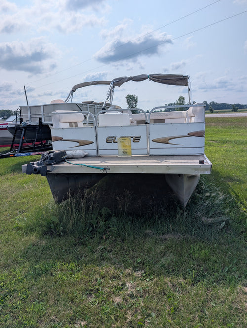 2008 Elete 19' Cruise Pontoon w/ 60HP Mariner 2-Stroke & Power Anchor