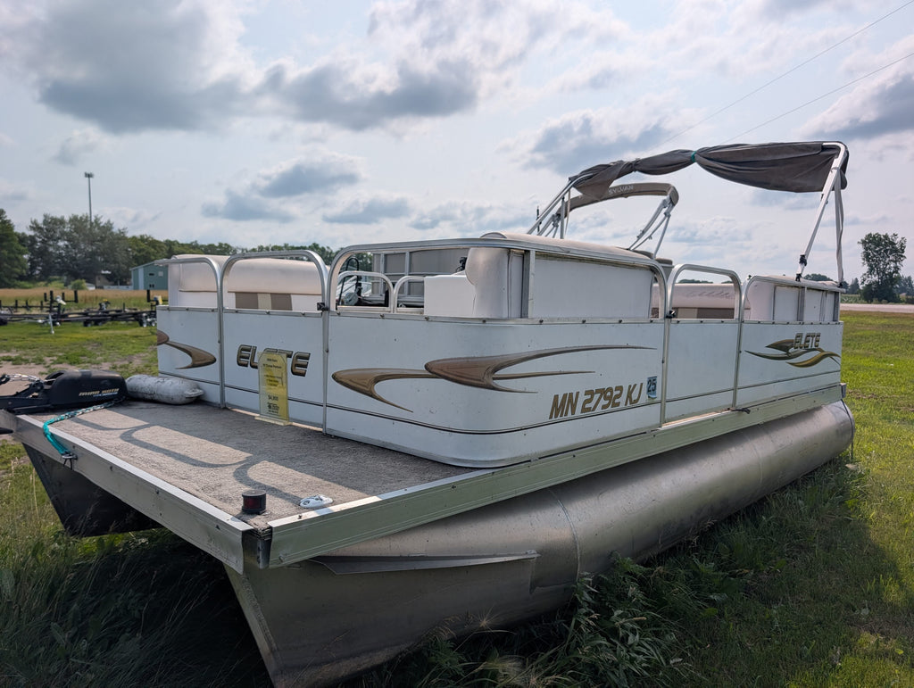 2008 Elete 19' Cruise Pontoon w/ 60HP Mariner 2-Stroke & Power Anchor