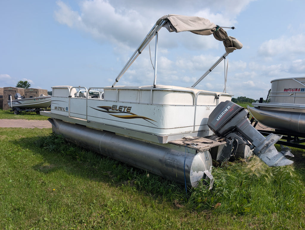 2008 Elete 19' Cruise Pontoon w/ 60HP Mariner 2-Stroke & Power Anchor