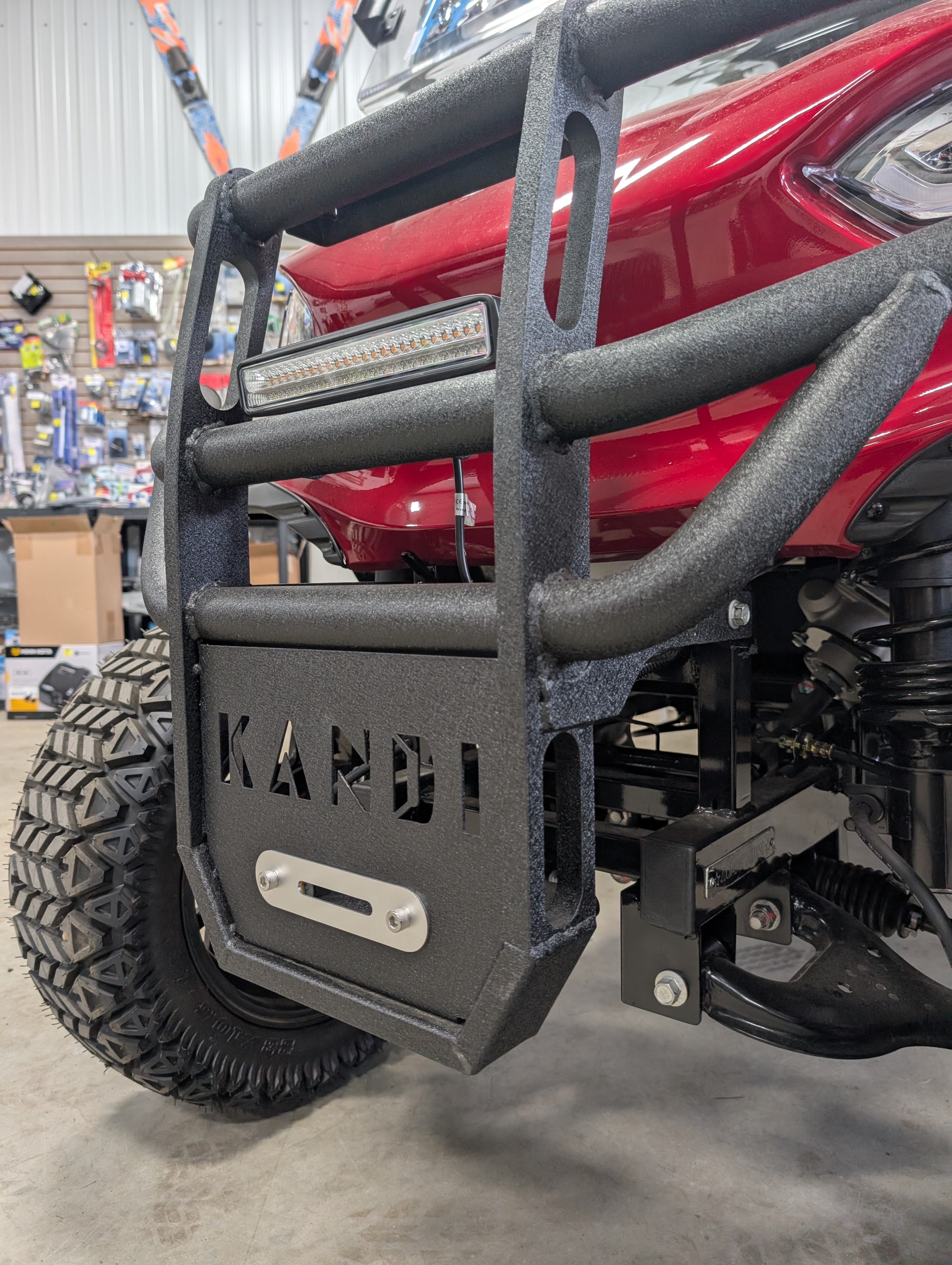 2026 Kandi Element 4 PRO Electric Golf Cart – Crimson Red – Tournament Featured Special ($500 OFF)