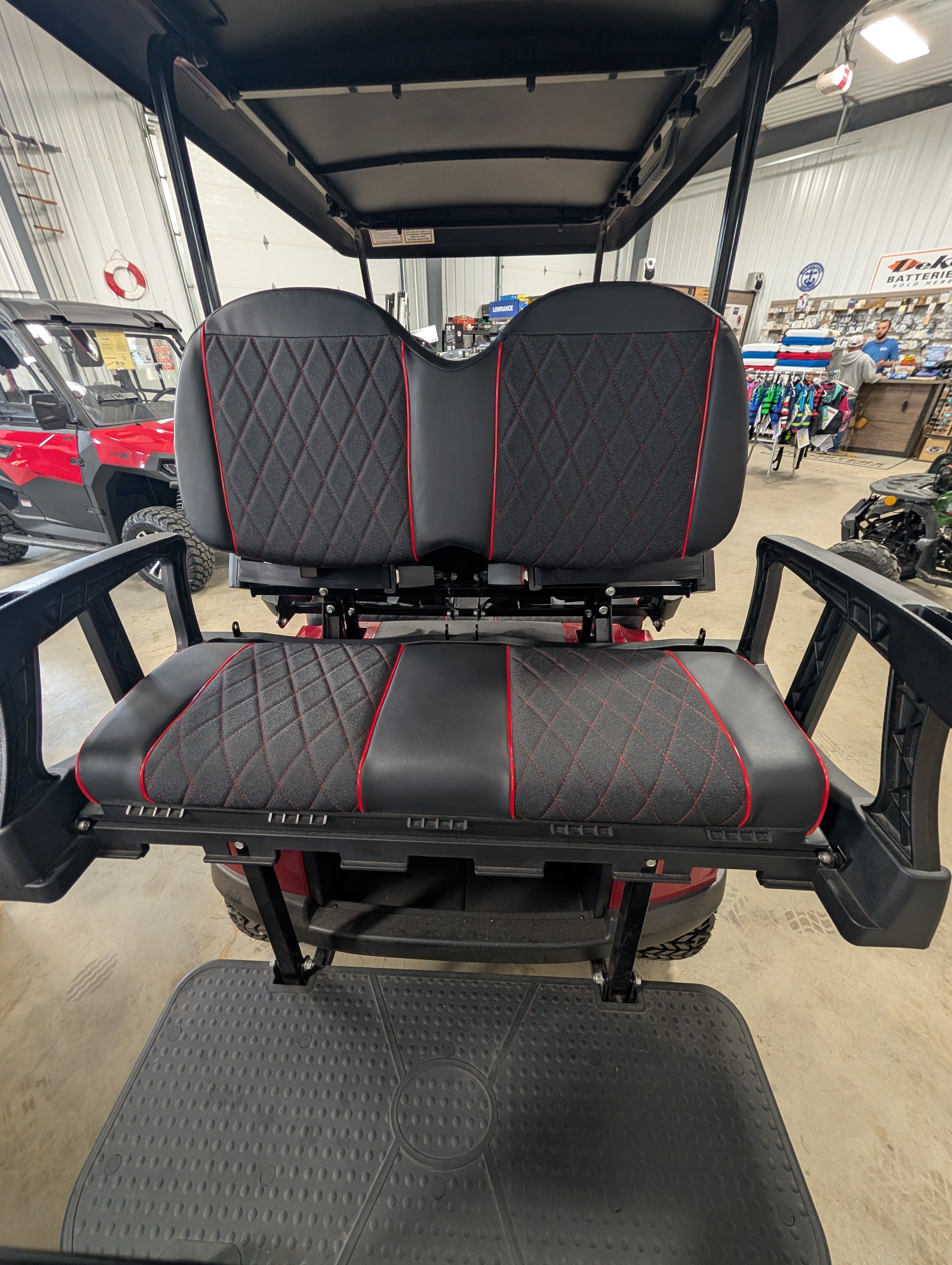 2026 Kandi Element 4 PRO Electric Golf Cart – Crimson Red – Tournament Featured Special ($500 OFF)