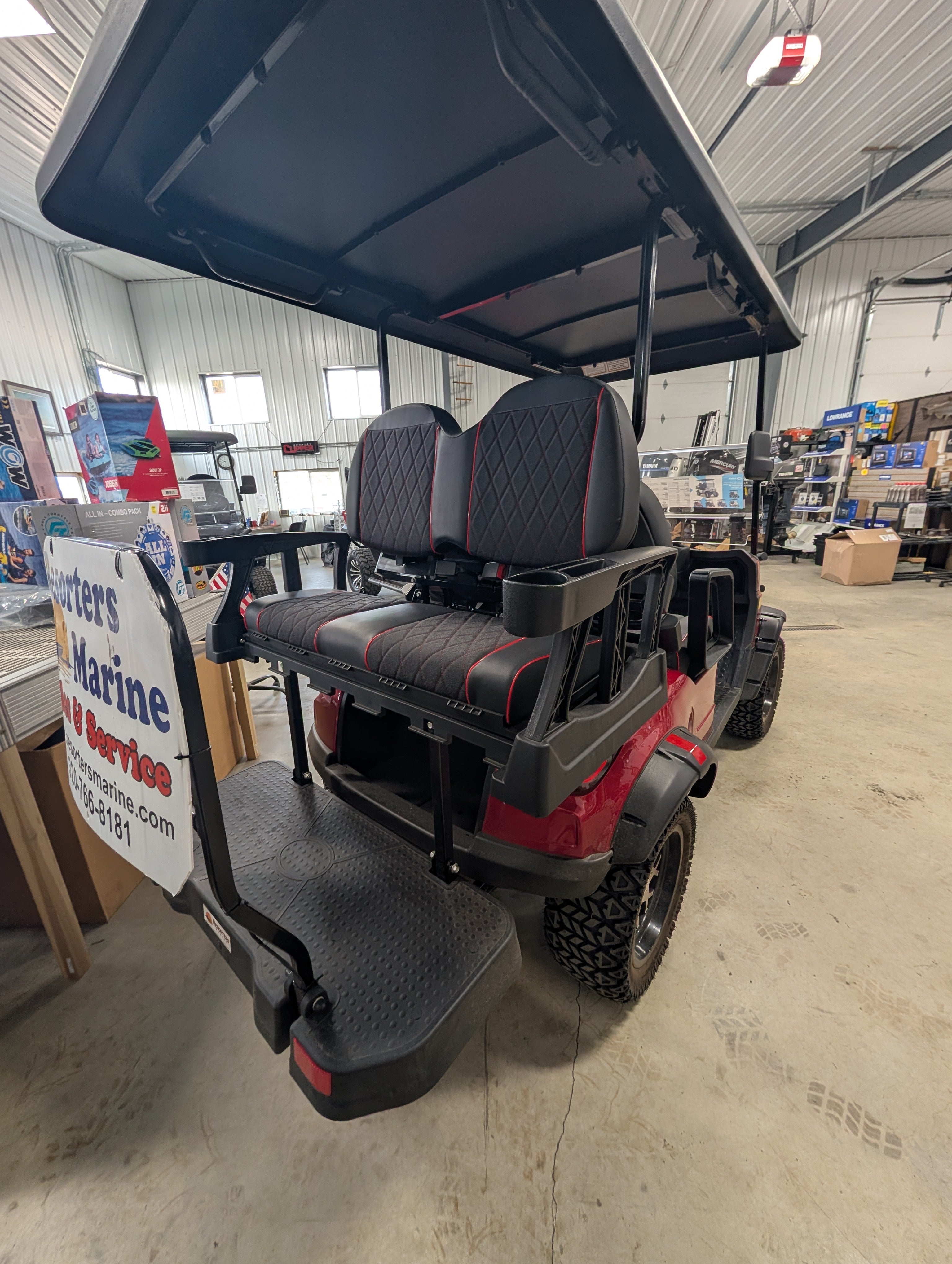 2026 Kandi Element 4 PRO Electric Golf Cart – Crimson Red – Tournament Featured Special ($500 OFF)