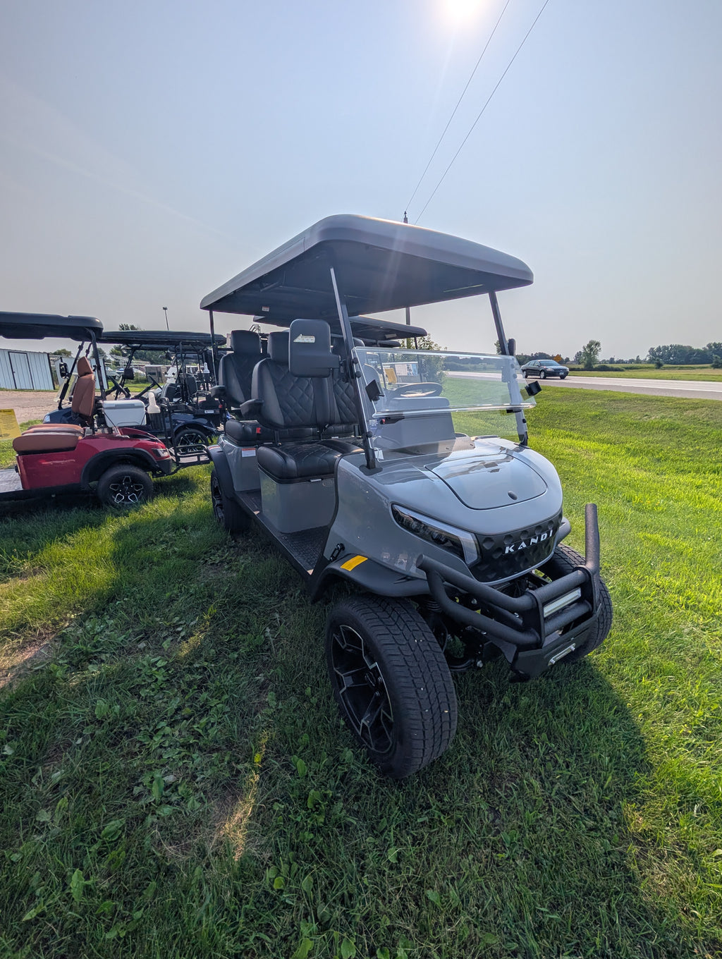 2026 Kandi Kruiser 4 PRO Electric Golf Cart – Battleship Grey – Tournament Featured Special ($500 OFF)