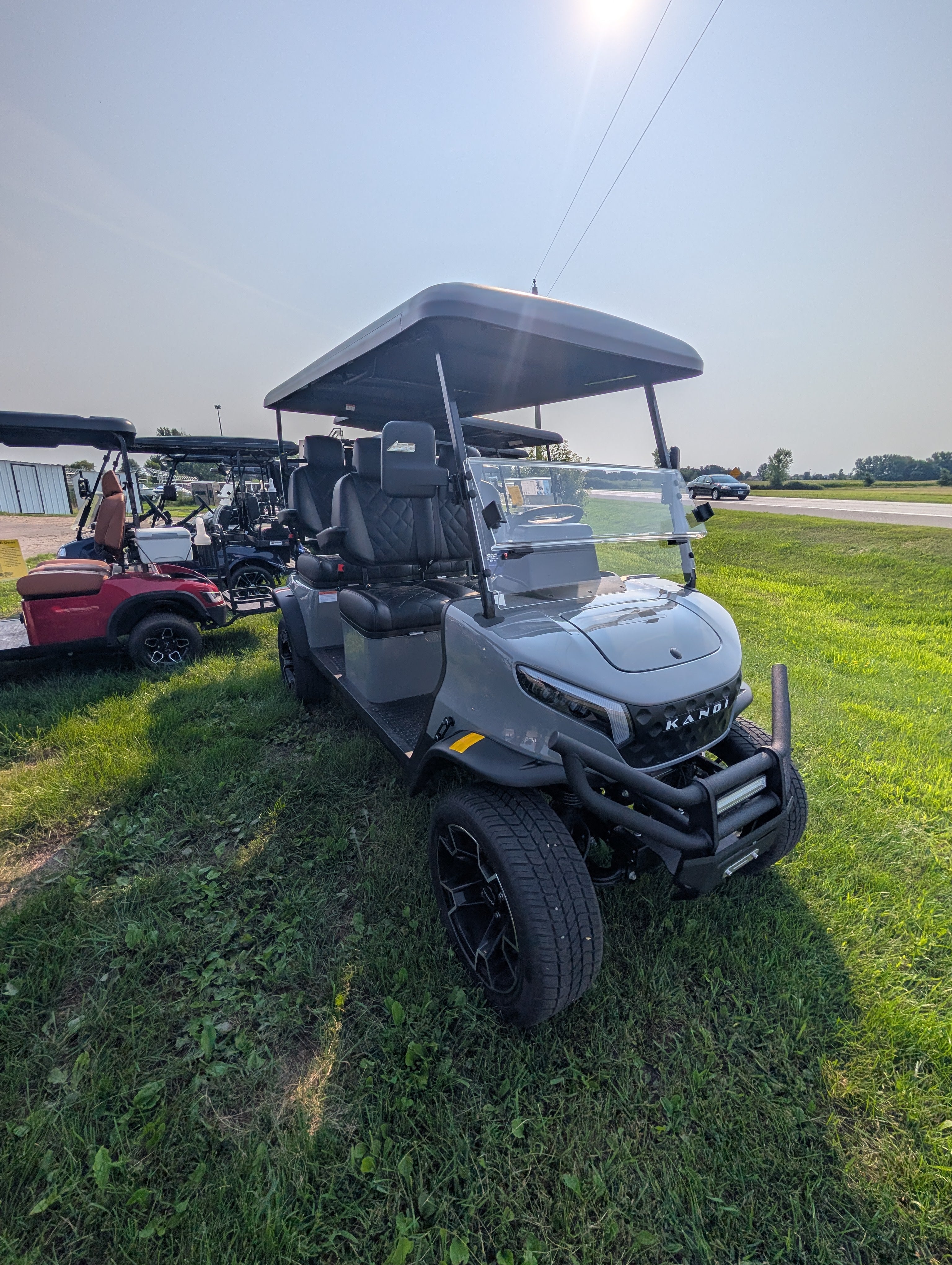 2026 Kandi Kruiser 4 PRO Electric Golf Cart – Battleship Grey – Tournament Featured Special ($500 OFF)