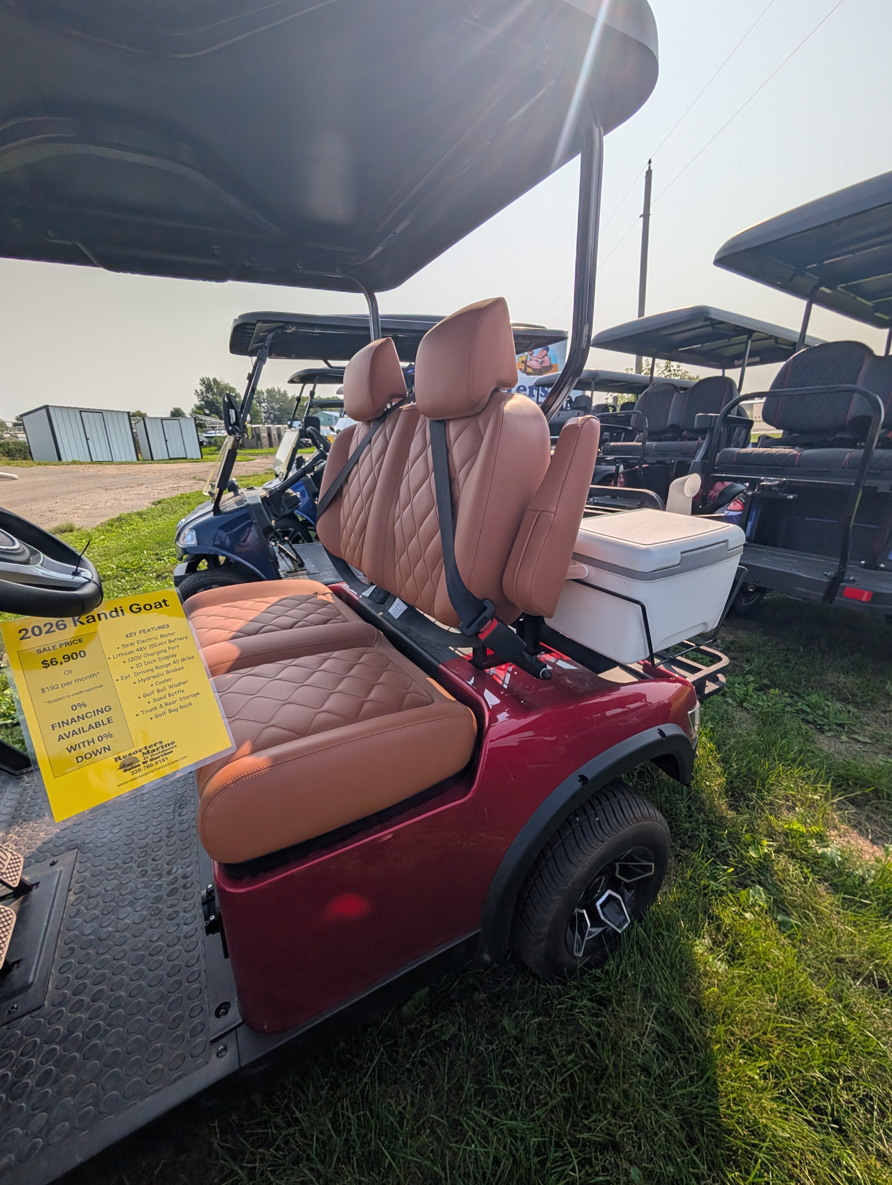 2026 Kandi Goat 2P Electric Golf Cart – Tournament Featured Special ($500 OFF)
