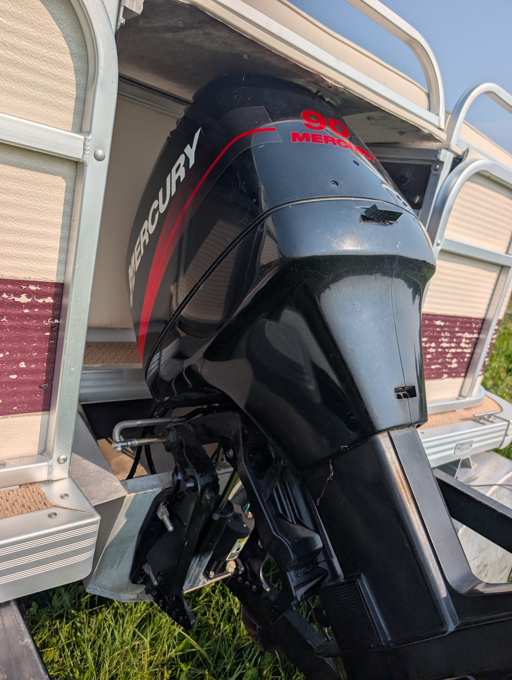 1997 Premier 20' SunSation Pontoon w/ 1997 Mercury 90HP 2-Stroke Outboard (One Owner!)
