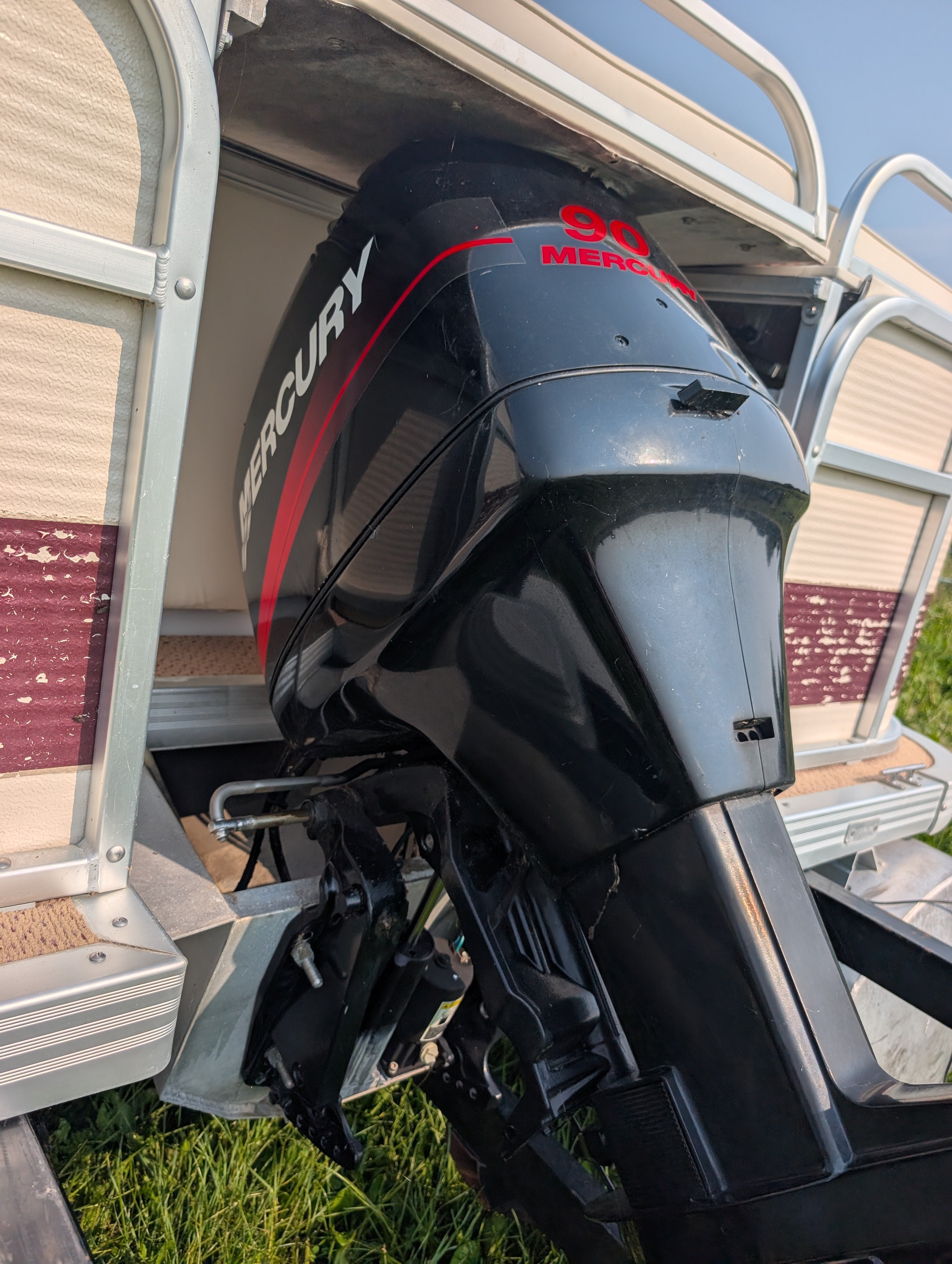 1997 Premier 20' SunSation Pontoon w/ 1997 Mercury 90HP 2-Stroke Outboard (One Owner!)
