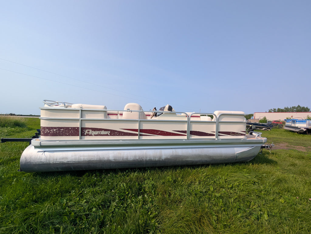 1997 Premier 20' SunSation Pontoon w/ 1997 Mercury 90HP 2-Stroke Outboard (One Owner!)