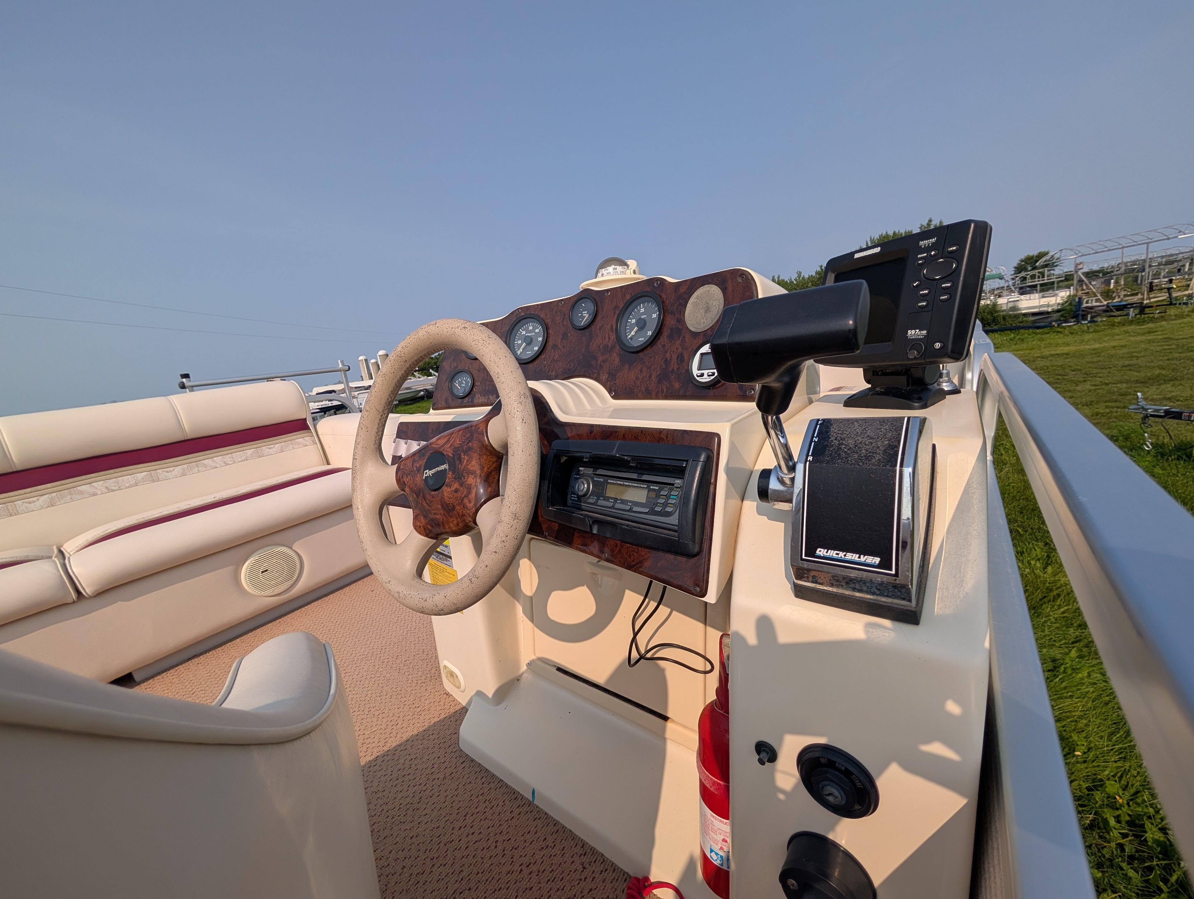 1997 Premier 20' SunSation Pontoon w/ 1997 Mercury 90HP 2-Stroke Outboard (One Owner!)