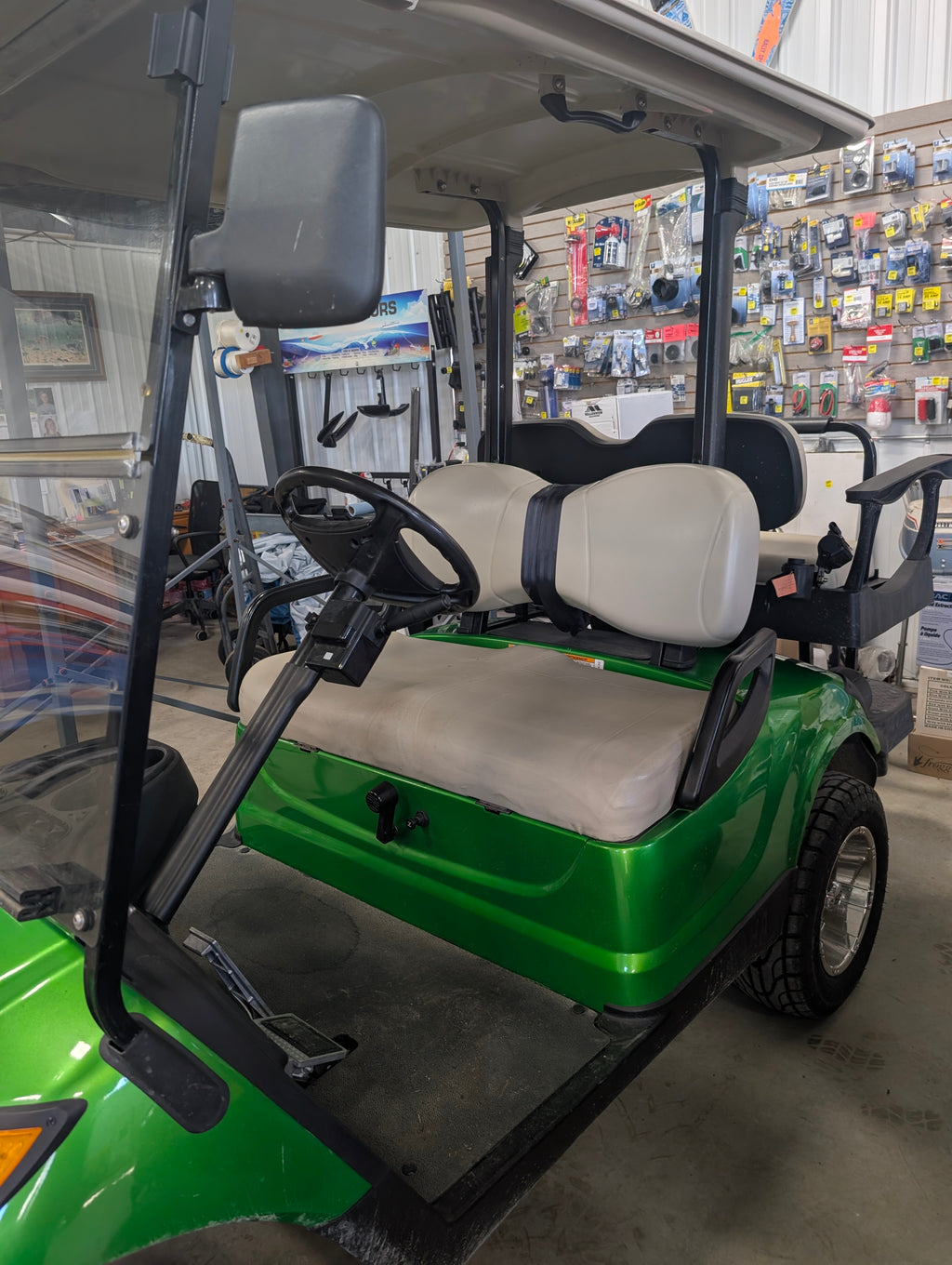 2013 Yamaha G29 Series 4-Stroke Gas Golf Cart, Street Legal with Lights and Seat Belts, $5,500