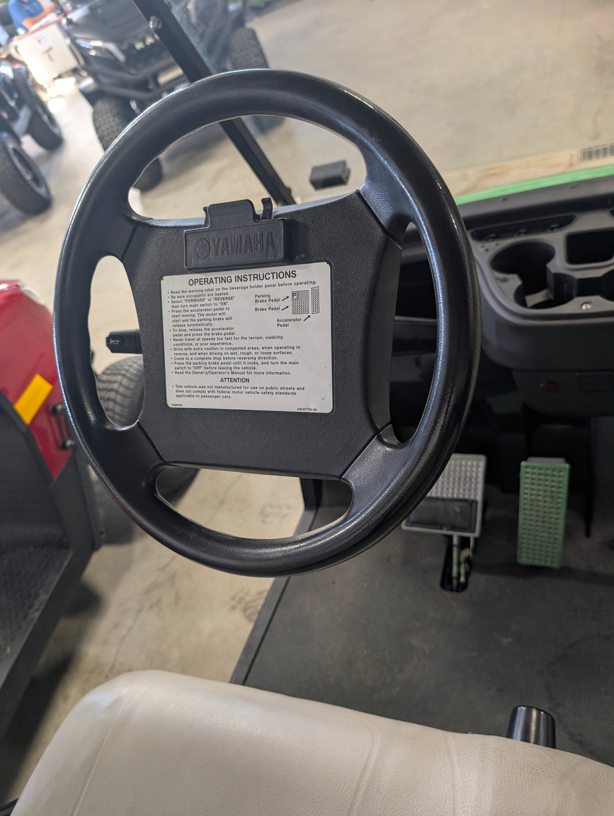 2013 Yamaha G29 Series 4-Stroke Gas Golf Cart, Street Legal with Lights and Seat Belts, $5,500