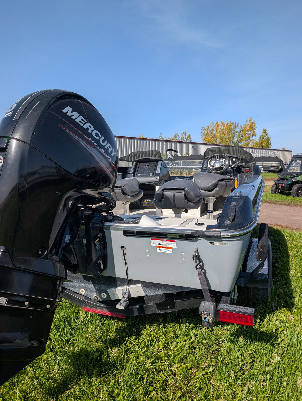 2015 Larson FX 1750 DC Dual Console Fishing Boat, Mercury 150 HP 4-Stroke, Humminbird Electronics, Trailer, $15,900