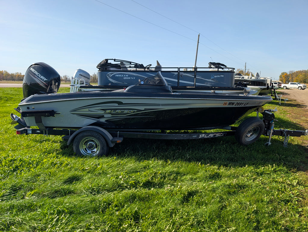 2015 Larson FX 1750 DC Dual Console Fishing Boat, Mercury 150 HP 4-Stroke, Humminbird Electronics, Trailer, $15,900
