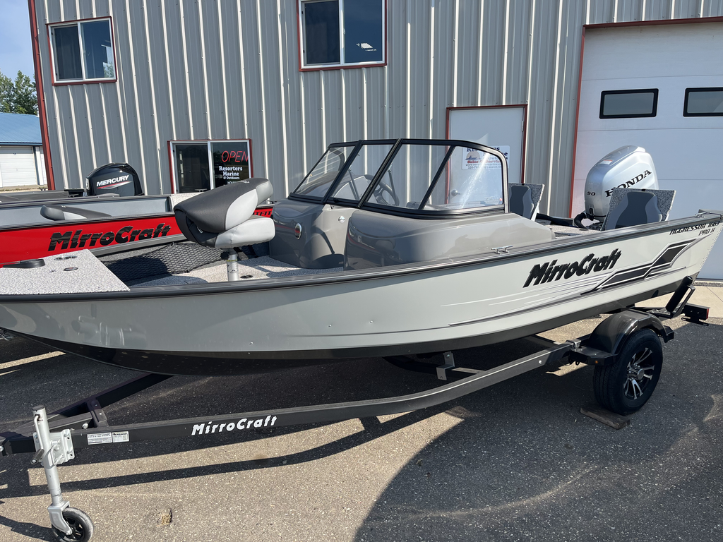 2026 MirroCraft 1663 Aggressor 16' Fishing Boat w/ 90HP Honda 4-Stroke & Trailer