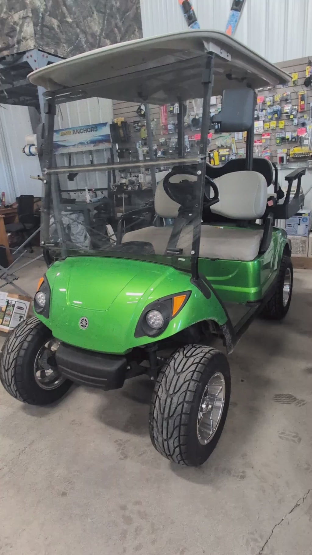 2013 Yamaha G29 Series 4-Stroke Gas Golf Cart, Street Legal with Lights and Seat Belts, $5,500