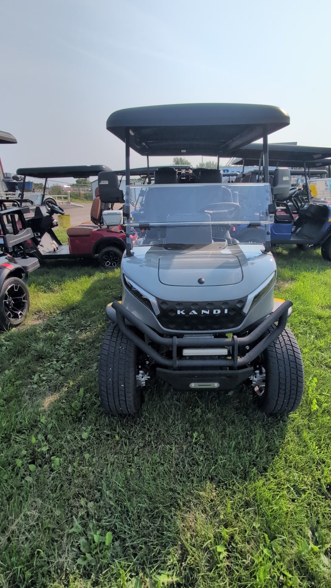 2026 Kandi Kruiser 4 PRO Electric Golf Cart – Battleship Grey – Tournament Featured Special ($500 OFF)